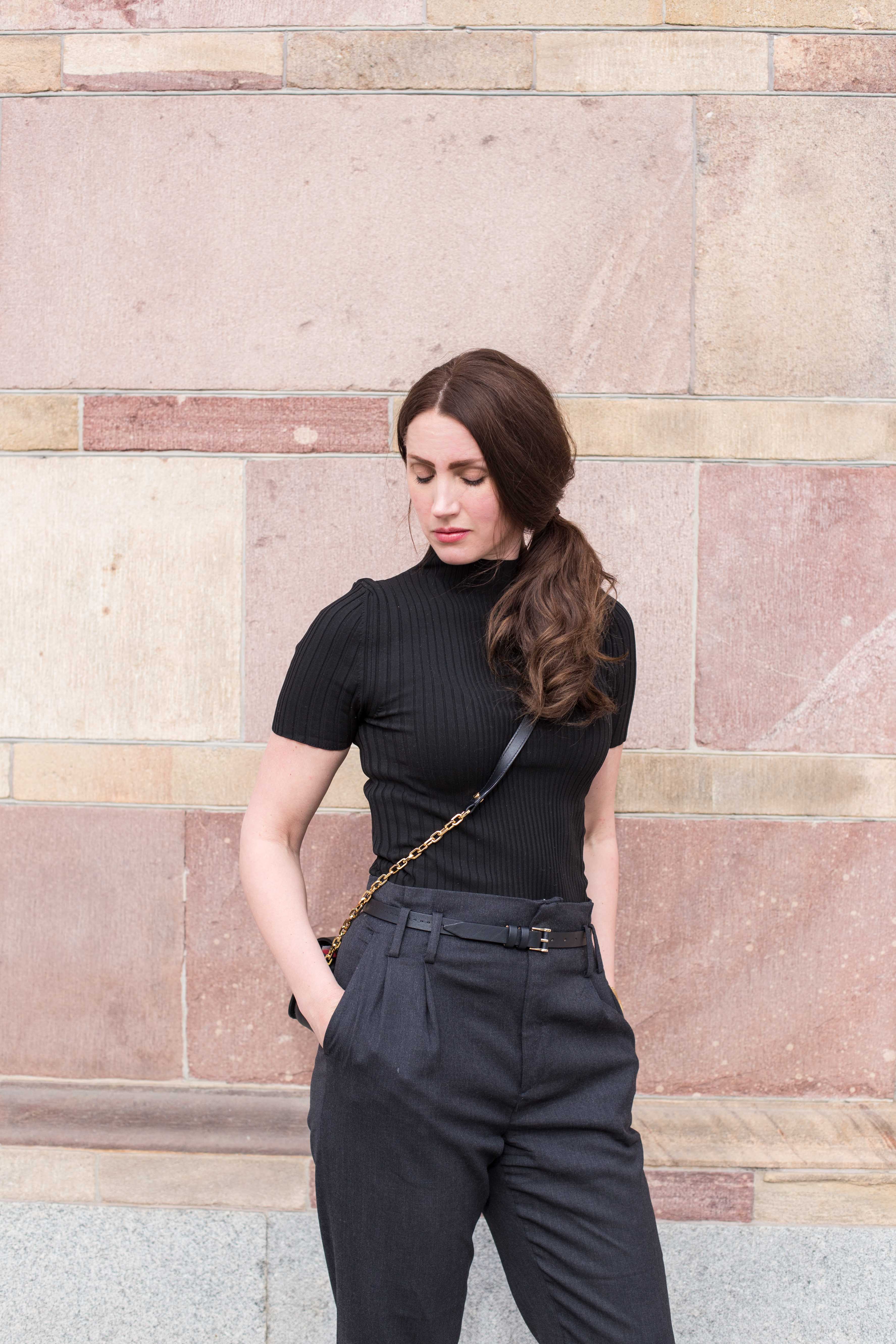 Lookbook: High waist + turtle neck