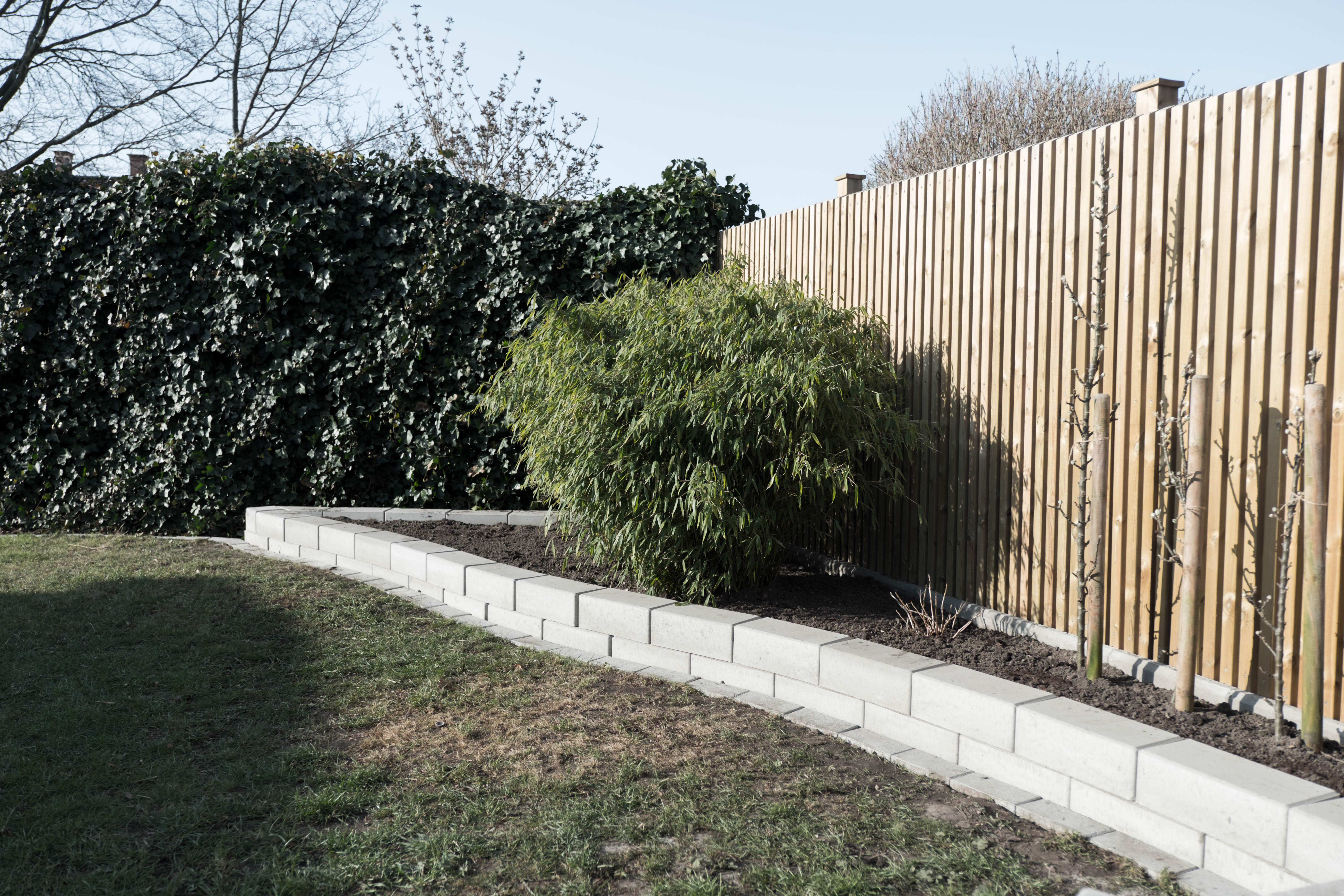 DIY Bygga mur till rabatt | Trädgård