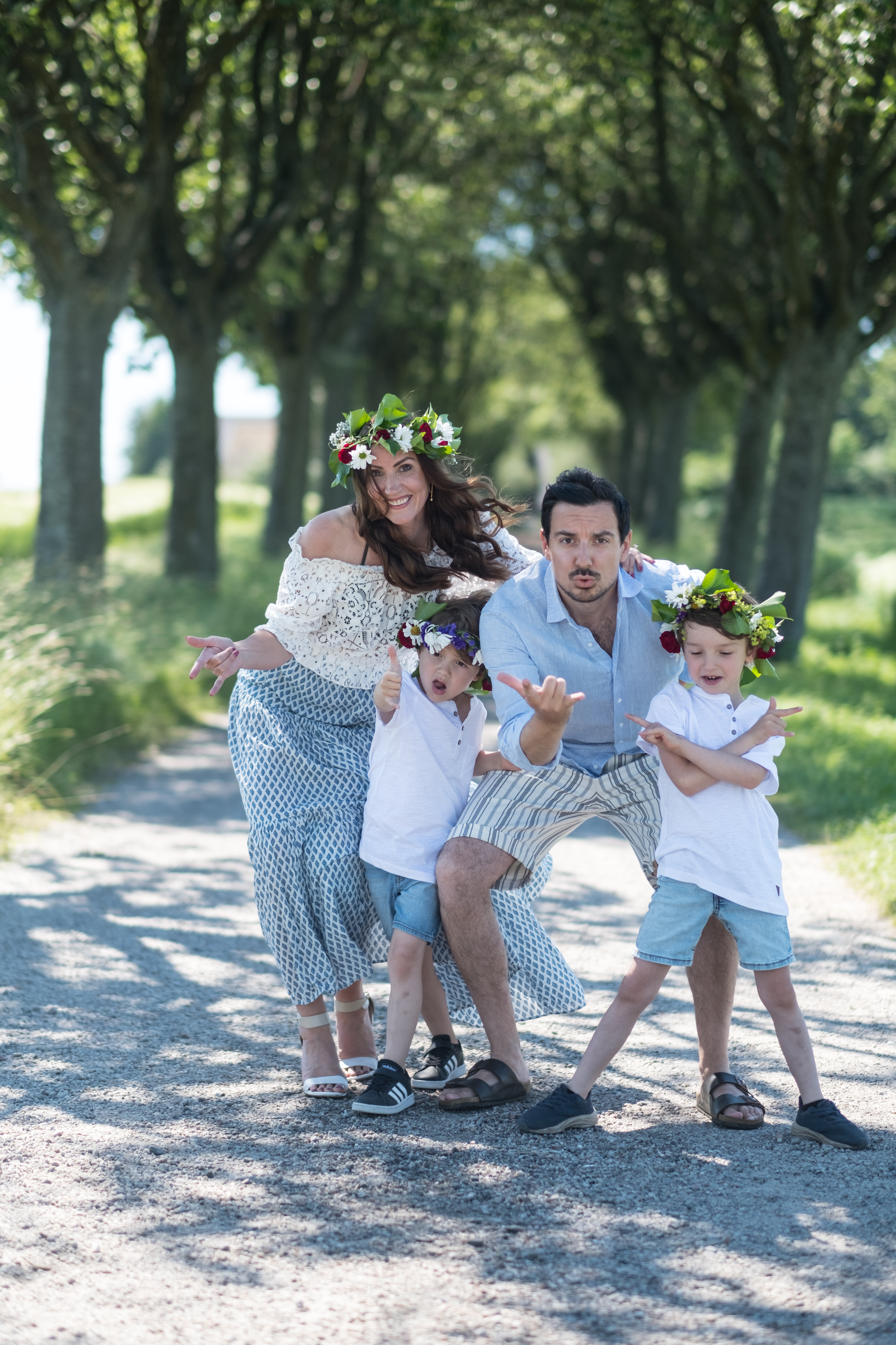 Familjebilden från midsommar!