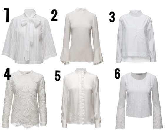 The white blouse – a true wardrobe staple