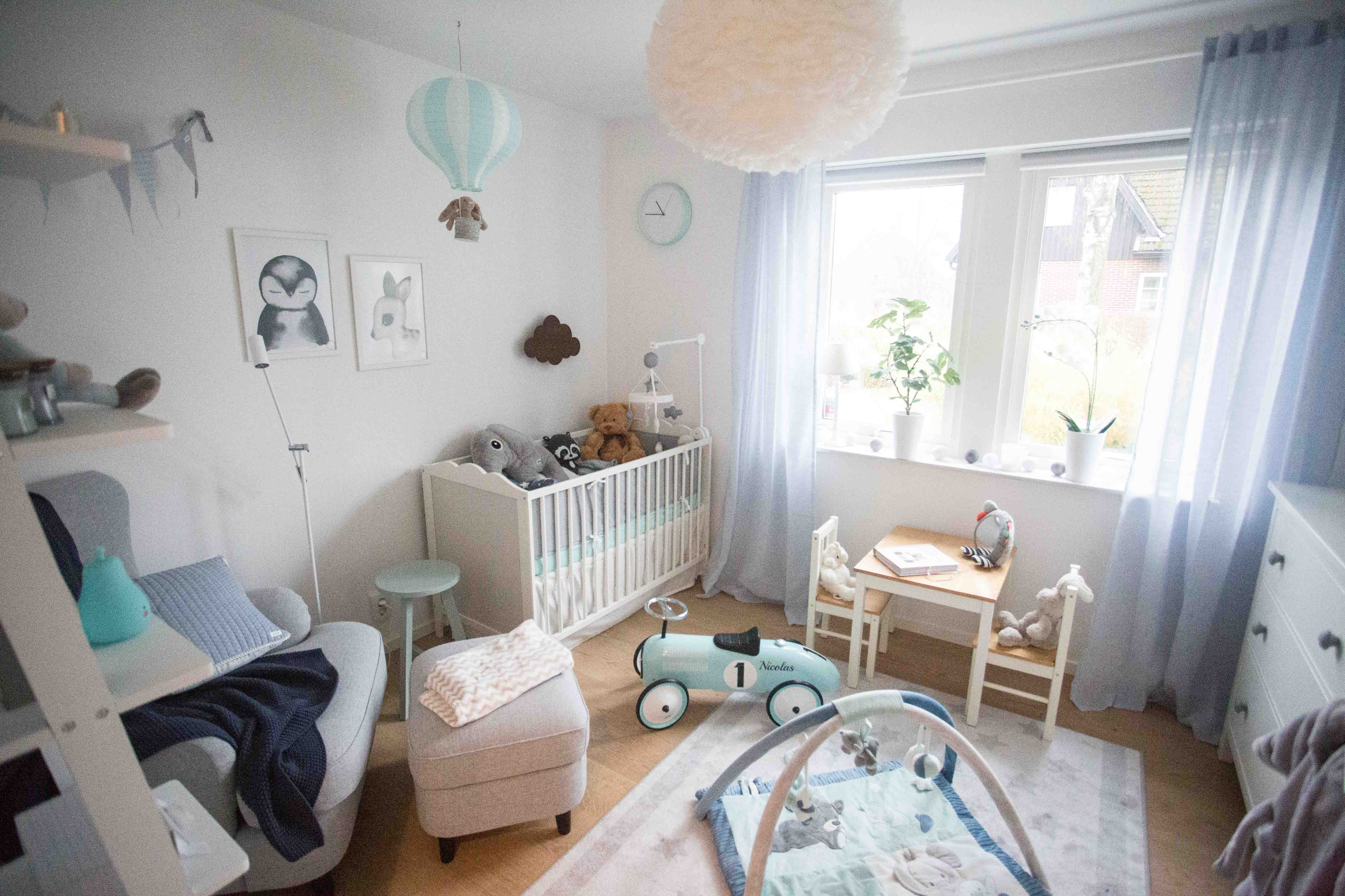 Baby room inspiration – Blue & turquoise for boys