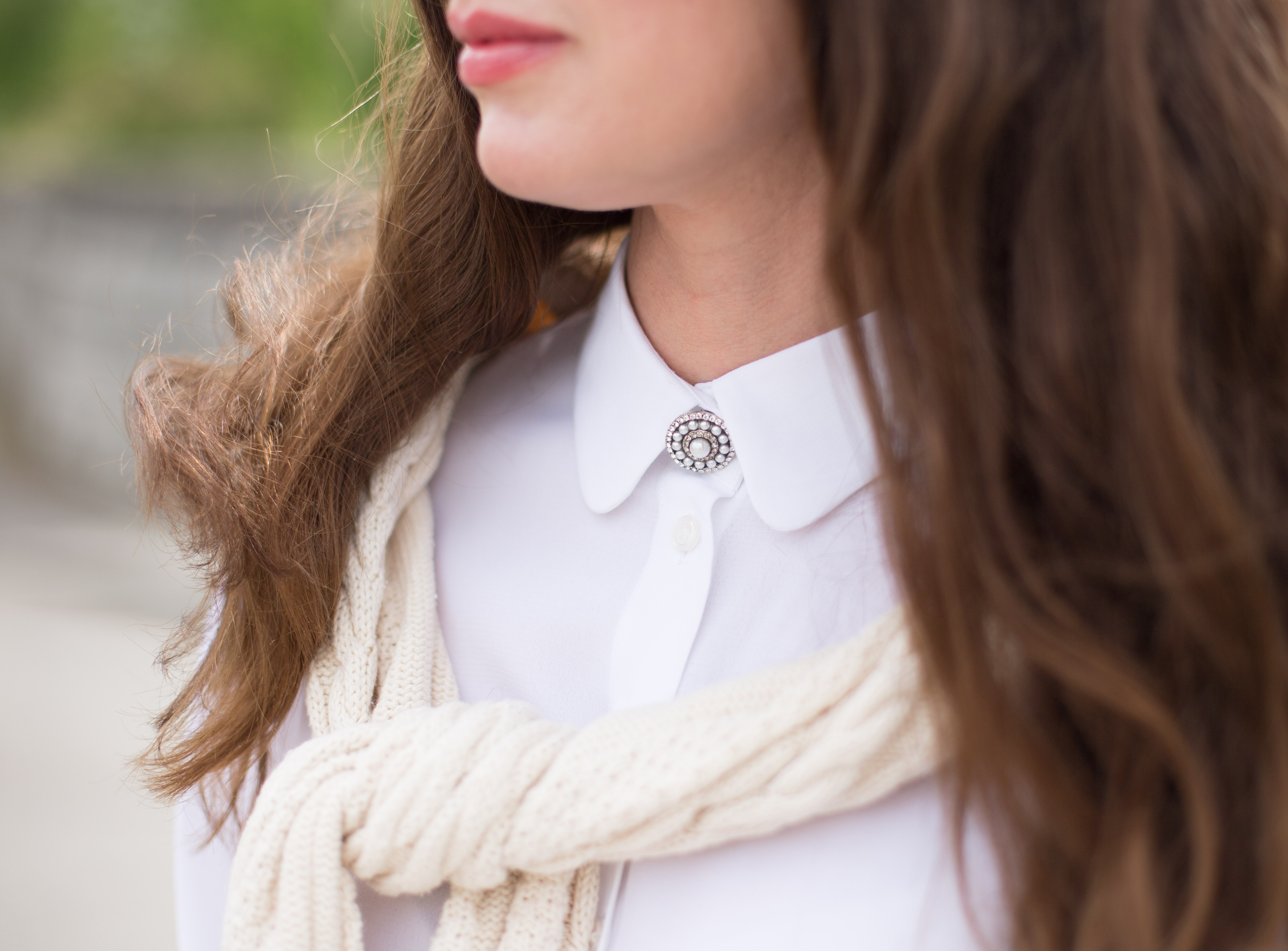 Style your blouse with a Brooch